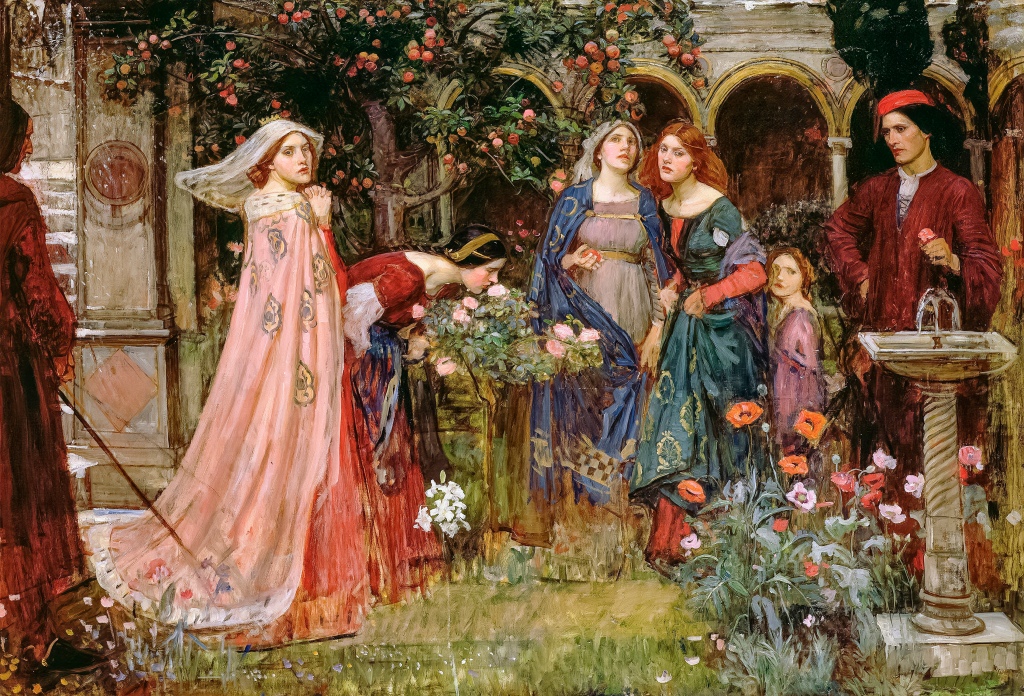 John William Waterhouse - The Enchanted Garden